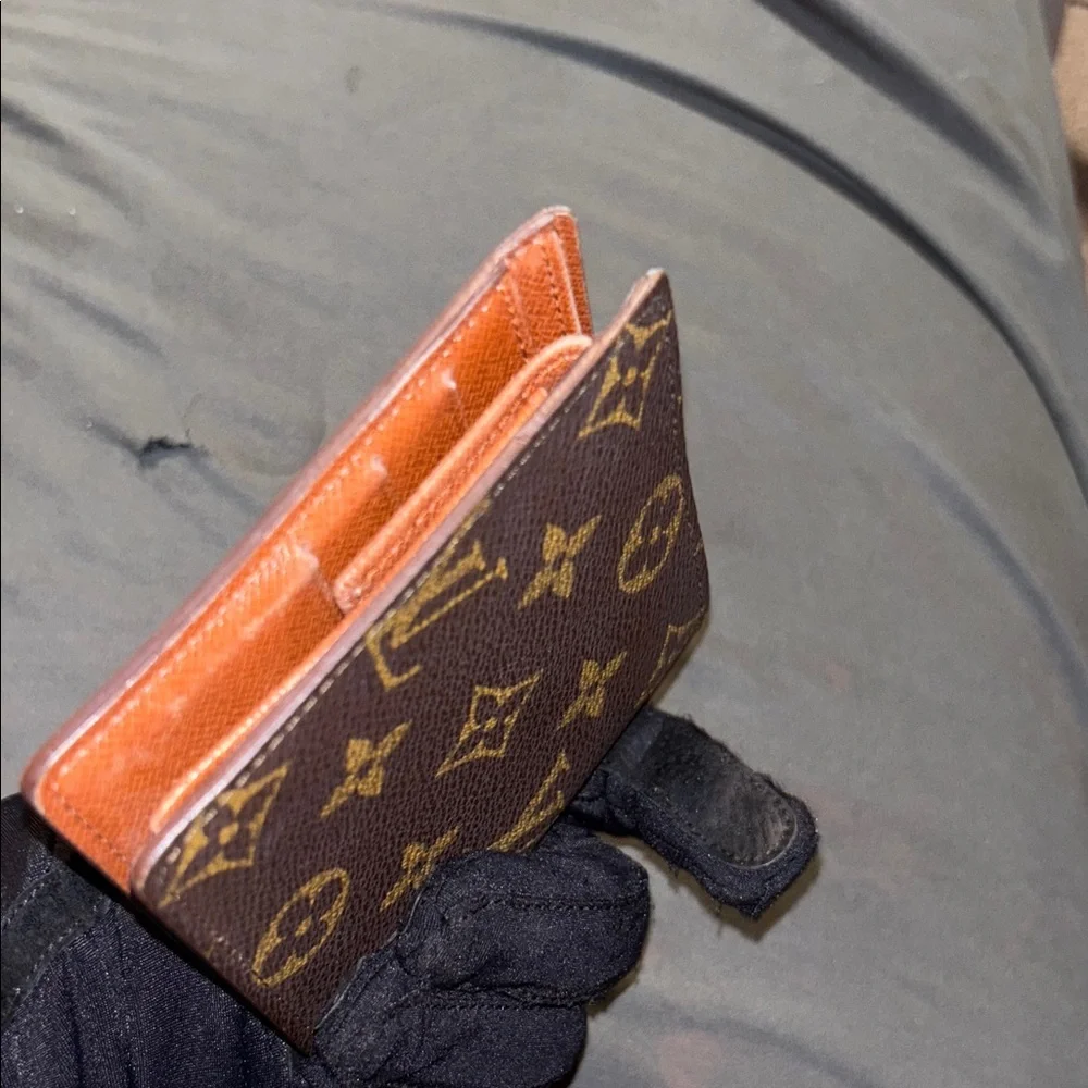 Louis Vuitton Brown and Gold Monogram wallet